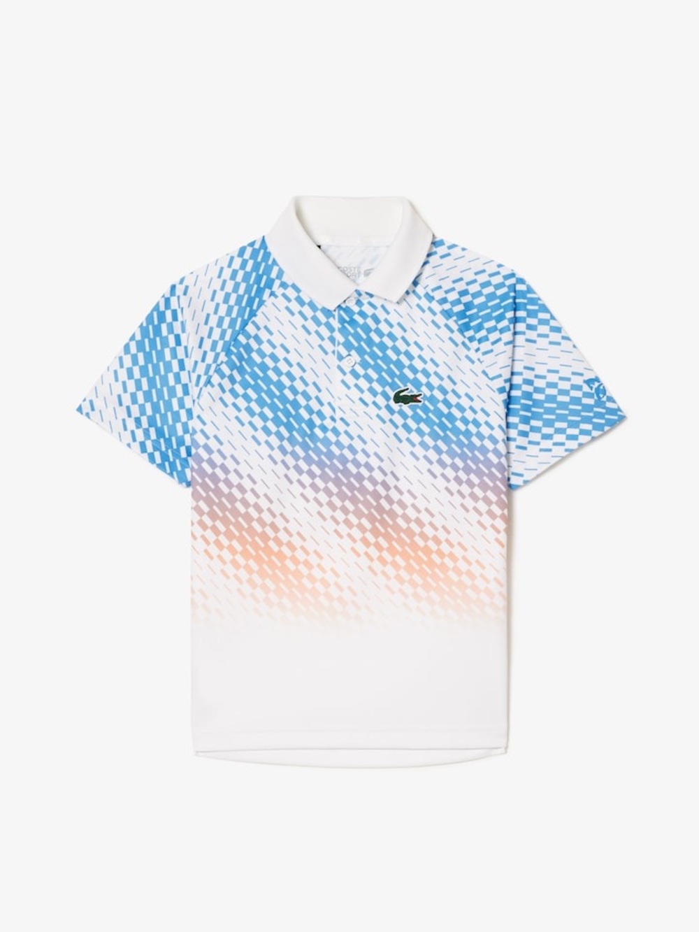 Kids' Lacoste Tennis x Novak Djokovic Printed Polo